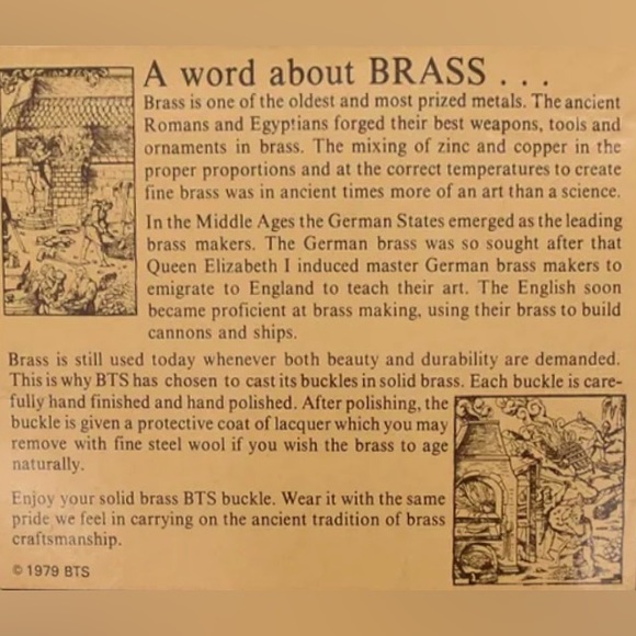 BASIC TOOL SUPPLY- PRIVATE PLANE - Brass belt buckle. Made in USA, cali- 1978 - Picture 6 of 7